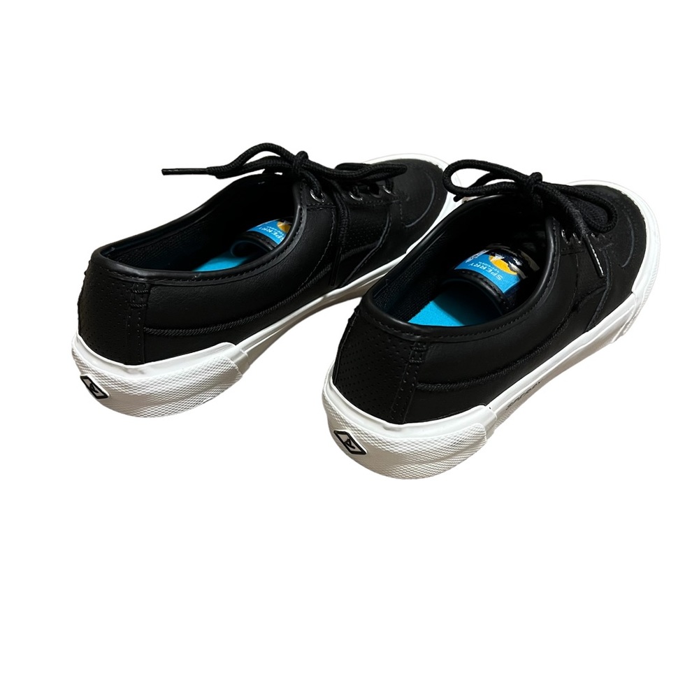 Sperry black lace up perforated sneakers size 8 NWOT - Picture 8 of 8